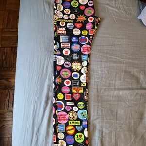 Versace Kids Leggings with Colorful Graphic Patches